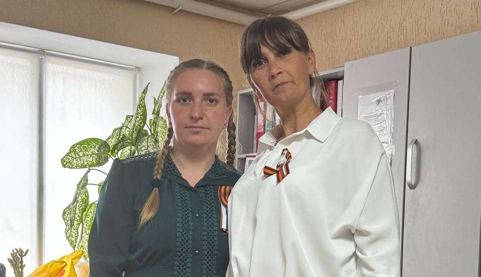 Патриотическая акция «Георгиевская ленточка» прошла в селе Красный Перекоп.