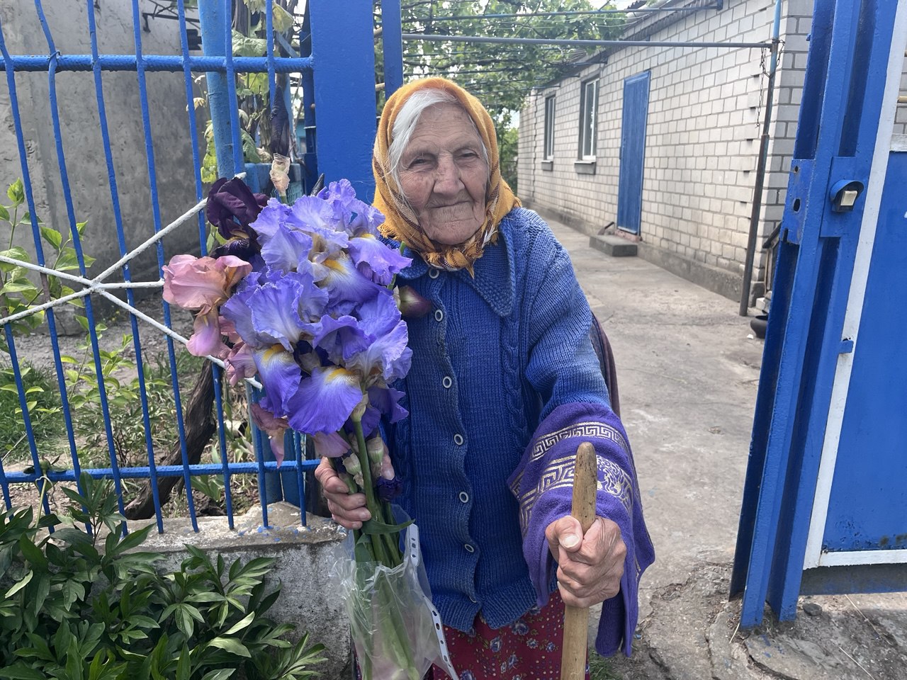 В Любимовке поздравили ребёнка войны с 95-летием.