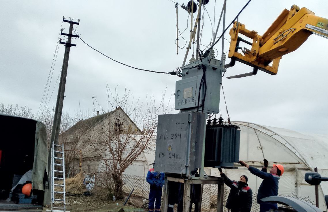 В Чернянке установили новый трансформатор, электроснабжение восстановлено!.