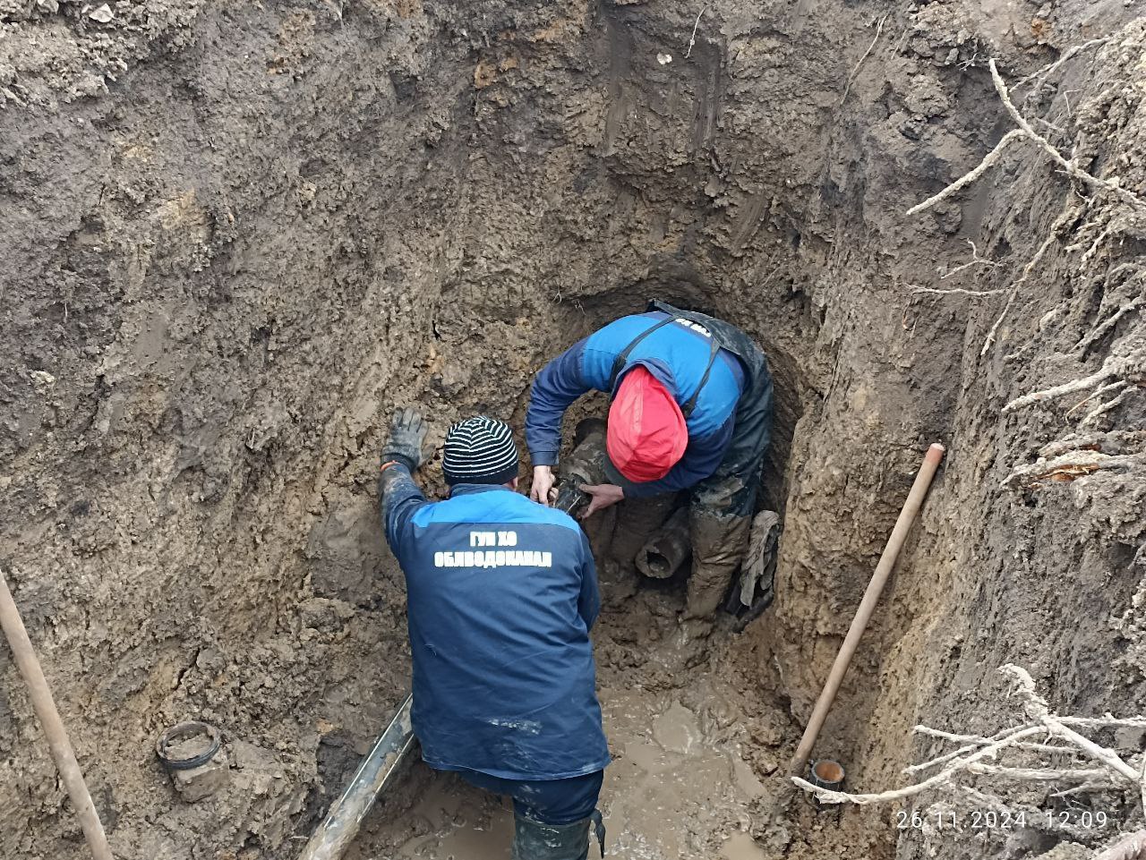 Водоснабжение в с. Чернянка восстановлено!.