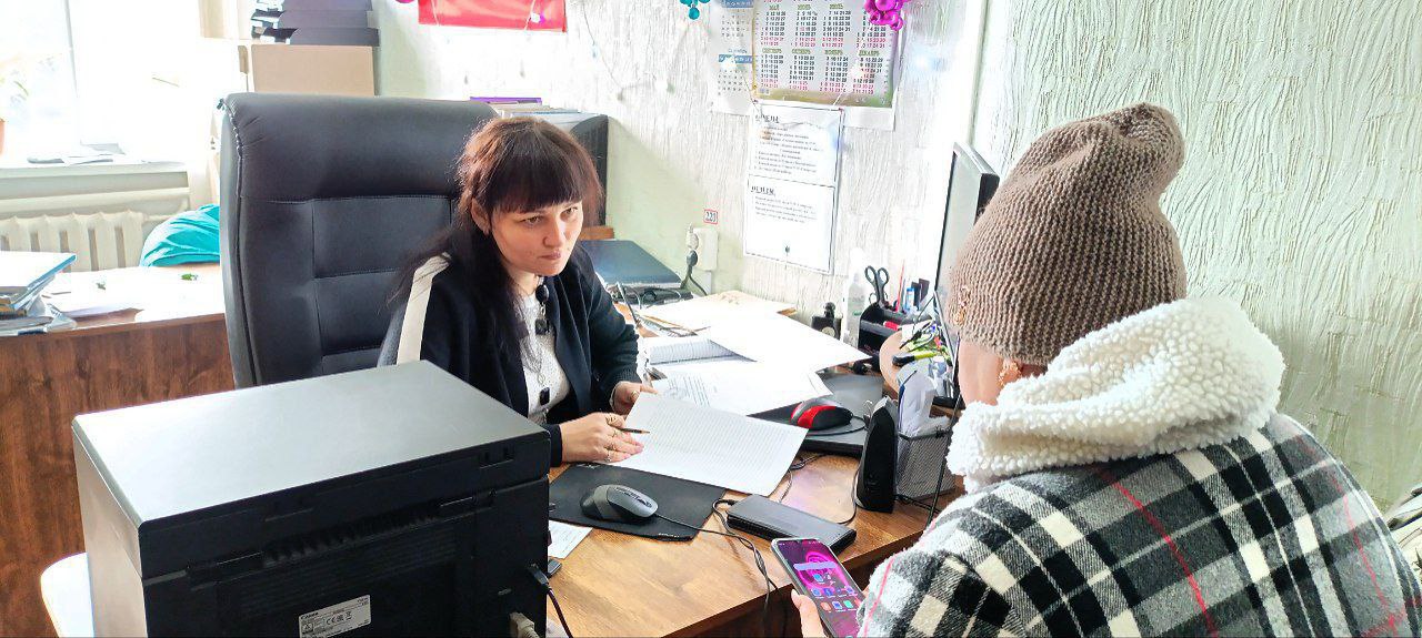 Начальник Коробковского территориального отдела Ольга Мащенко провела прием граждан.