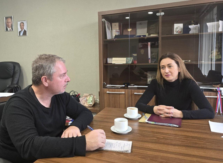 Председатель Избирательной комиссии Марина Захарова рассказала бразильскому журналисту о развитии Херсонской области в составе Российской Федерации!. Председатель Избирательной комиссии Марина Захарова рассказала бразильскому журналисту о развитии Херсонской области в составе Российской Федерации!.